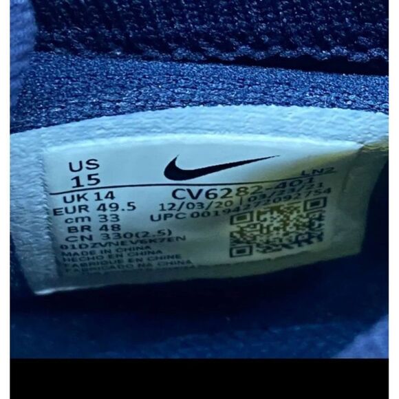 Nike Vapor Edge Elite 360 Flyknit Midnight Navy Men’s Size 15 - Picture 7 of 7